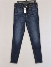 NWT American Eagle Next Level Stretch Skinny Jeans Womens 6 Regular Medium Wash