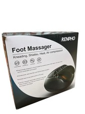 RENPHO Foot Massager RF-FM059/R Kneading Shiatsu Heat Air Compression - Black