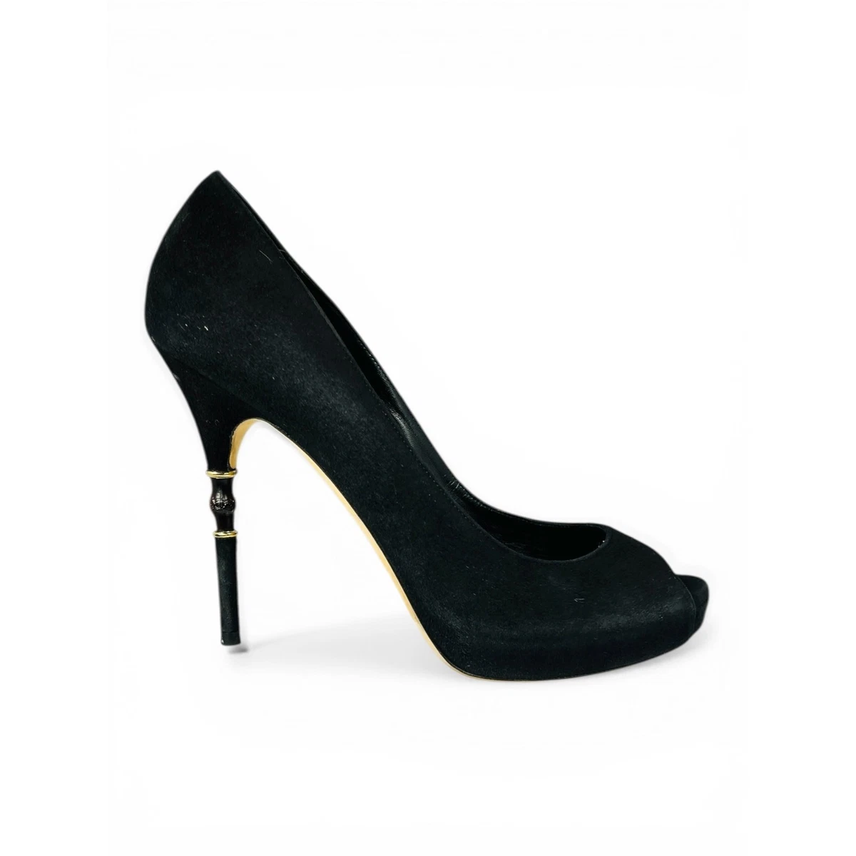 Gucci Black Bamboo In Women's Heels for sale | eBay