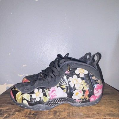 Nike Air Foamposite One Floral High Top Sneaker Black/Multicolor
