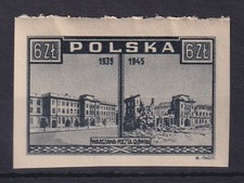 Polonia 1946 Varsavia fa causa a 6,00 ZL Michel n. 417 ** / MNH