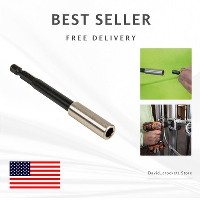 1/4-Inch Hex Impact Driver Bit Extension - 4-Inch  with Strong Magnet
