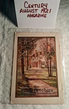 VINTAGE 1921 LOWE BROTHERS  PAINT & VARNISH AD COLOR, 9×6 1/2", CENTURY MAGAZINE