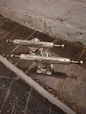 Slappy ST1 Hollow 8.75" Skateboard Trucks (Pair) - Polished Silver