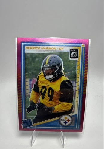 2025 Panini Donruss Optic - Rated Rookie Derrick Harmon #257 Pink Prizm (RC)