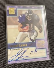 Jamal Lewis ON Card Auto - 2001 Topps Reserve