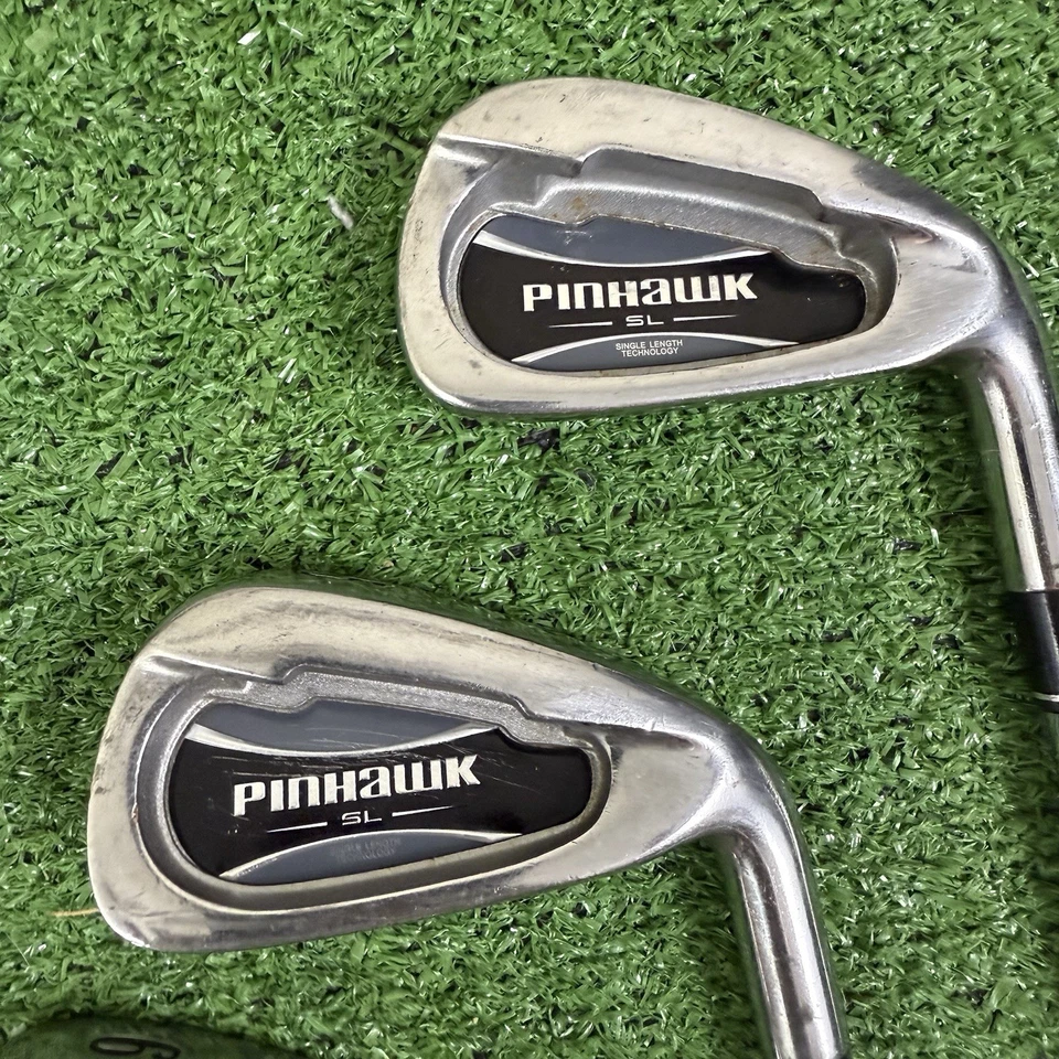 "Juego de varillas de acero Pinhawk SL de longitud única 4-PW AW SW LW flexión regular 37""" Foto 4 de 4