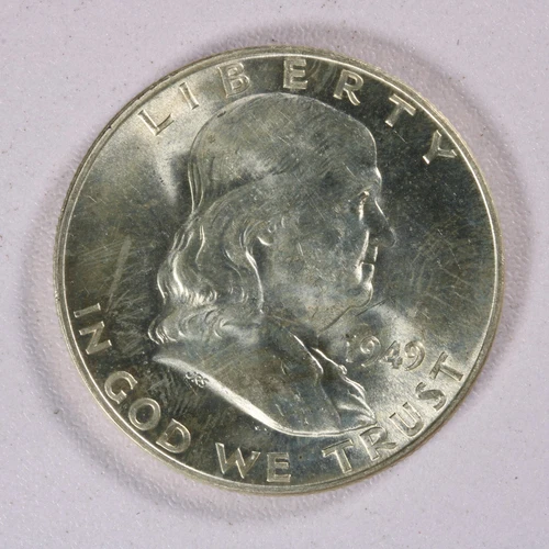 1949-D Franklin Half Dollar - AU/UNC