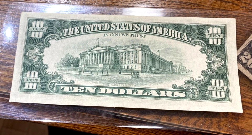 1974 $10 FRN Star Note Original Gem CU CHRC - Image 2 of 2