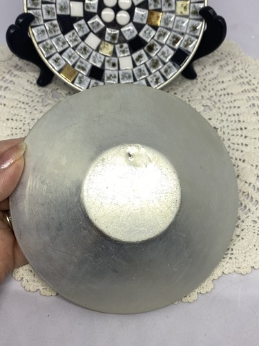 Mosaikplatten 3,5 Zoll Aluminiumboden Kerzentabletts - Bild 6 von 6