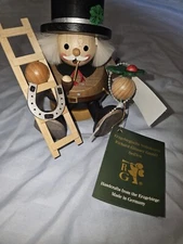 Richard Glaesser RG Chimney Cleaner Smoker Horse Shoe Germany Made Erzgebirge