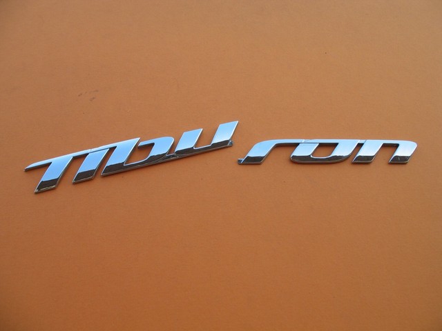 03 04 05 06 07 08 HYUNDAI TIBURON REAR TRUNK EMBLEM LOGO BADGE SIGN OEM ...