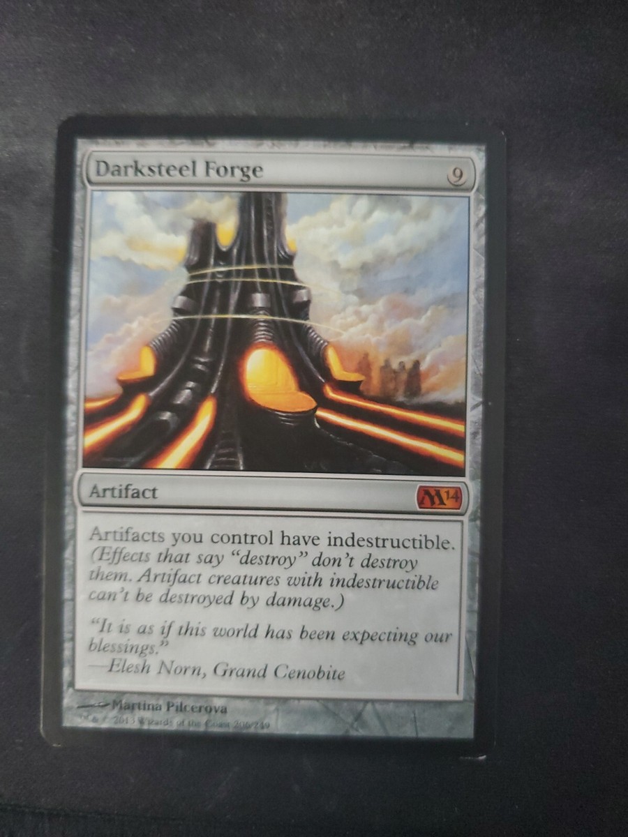 Darksteel Forge 1x FOIL MTG M14 2014 Core Set Mythic MINT artifact Darksteel Forge 1x FOIL MTG M14 2014 Core Set Mythic MINT artifact