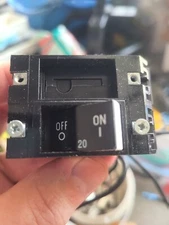 LEGBX66-33643-1-V AIRPAX 20 AMP 2 POLE BREAKER 120/240V 50/60HZ NEW