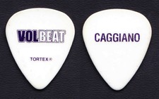 Volbeat Rob Caggiano Signature White Guitar Pick - 2016 Seal The Deal Tour
