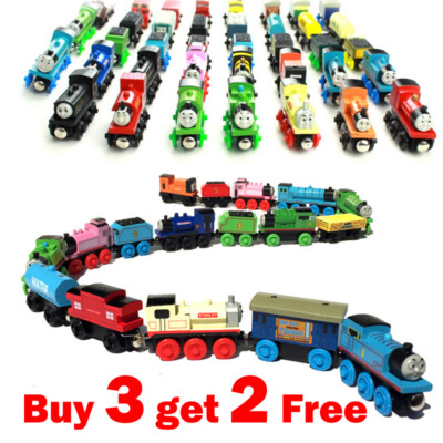 Thomas& Friends Tank Engine Wooden Train Metal Magnetic Tender Railway Toys