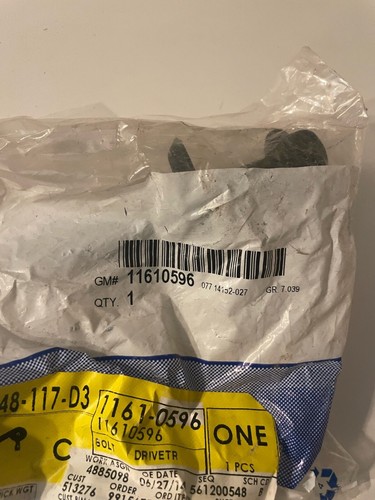 GM OEM Front Suspension-Engine Cradle Rear Bolt 11610596 | eBay
