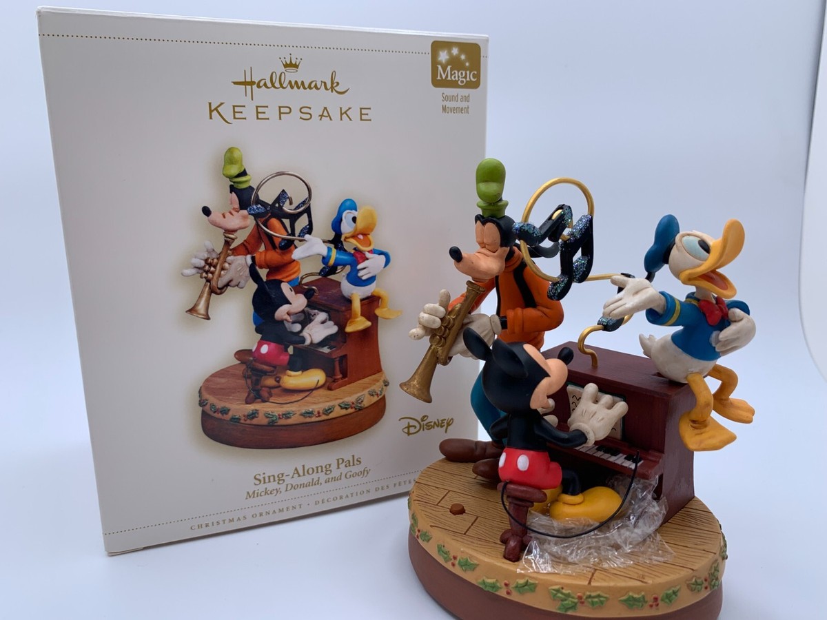 2006 Sing-Along Pals Hallmark Ornament Magic Mickey Mouse Donald
