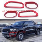 Hot Red Front Fog Light Cover Trim Accessories For Dodge RAM 1500 TRX 2023 2024