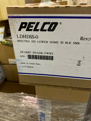 Pelco LDHDSS-0 Smoked Lower Dome for Stainless Steel Spectra IV HD Series 