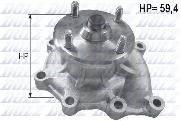 Pompe à eau pour Kia Carnival II 2.9 CRDi et Alpina B3 3.3
