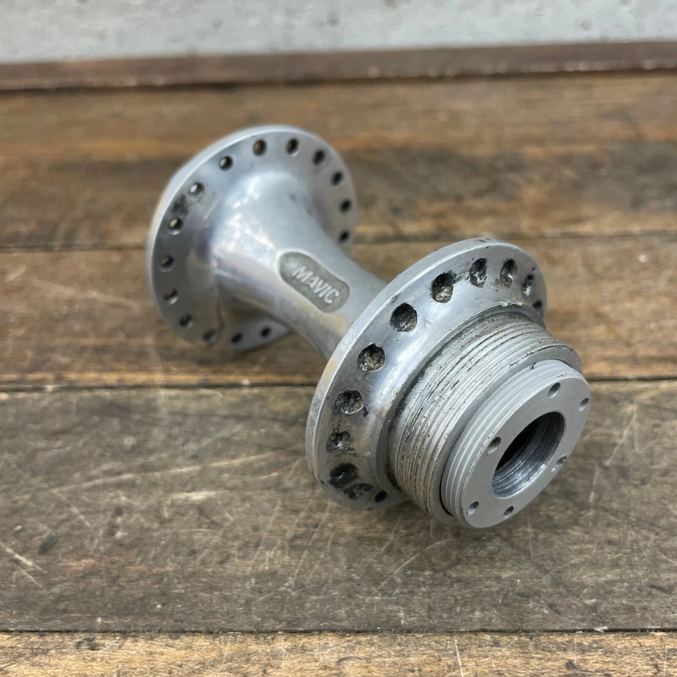 Vintage Mavic Rear Hub Shell 36 Hole 36h Shell Sealed English  Alloy Adjustable - Image 2 of 4