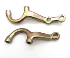 Pair Plain Steering Arms 1-34 Drop For 1937-1948 Ford Spindles