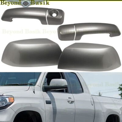 For 2007-2021 Toyota Tundra 2 Door Handle COVERS+Mirrors 1D6