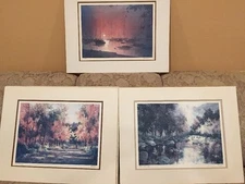 Tom Lynch Signed Limited Edition Lithography Collection Of 3 With CoA