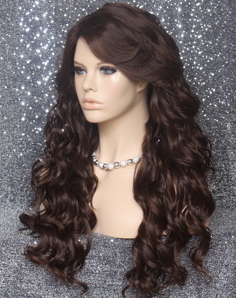 Human Hair Blend wig 25 display picture 2