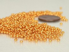 Gold 11/0 Czech Preciosa 10g Glass Seed Beads