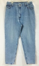 Vintage Wrangler High Waist Tapered Legs Mom Jeans Made USA Size 16 32 X 28.5 