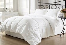 New Duvet KING Size White Alternative Down Comforter Medium Weight Cotton