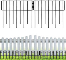 Animal Barrier Fence, 10 Pack No Dig Fencing 10.83Ft(L) × 12In(H) Garden Fence B 0.58 per foot