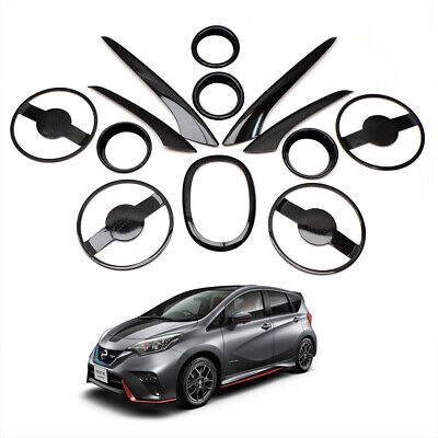 Carbon Interior Airvent Console Trim Cover For Nissan Note