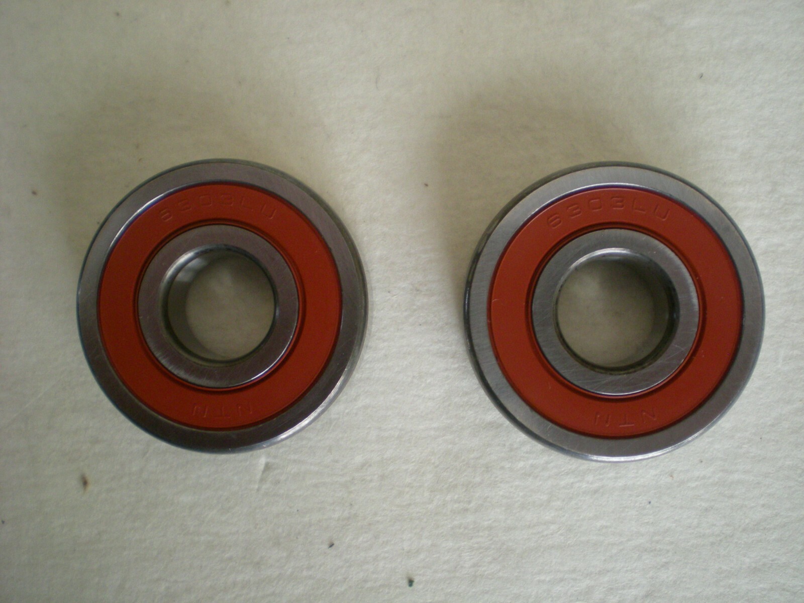 NTN Deep Groove Ball Bearing Sealed 17 mm x 47 mm x 14 mm 6303LU ( Lot Of 2 )