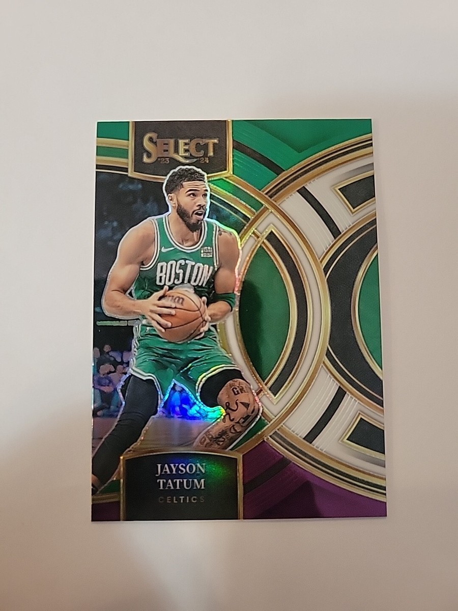 2023-24 Panini Select Jayson Tatum Premier Tri-Color PRIZM SP #156