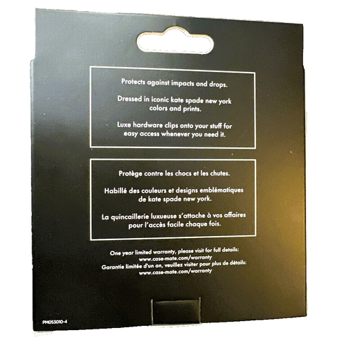 Kate Spade New York Apple AirPods Pro 1st & 2nd Generation Case BLACK New - Picture 3 of 4