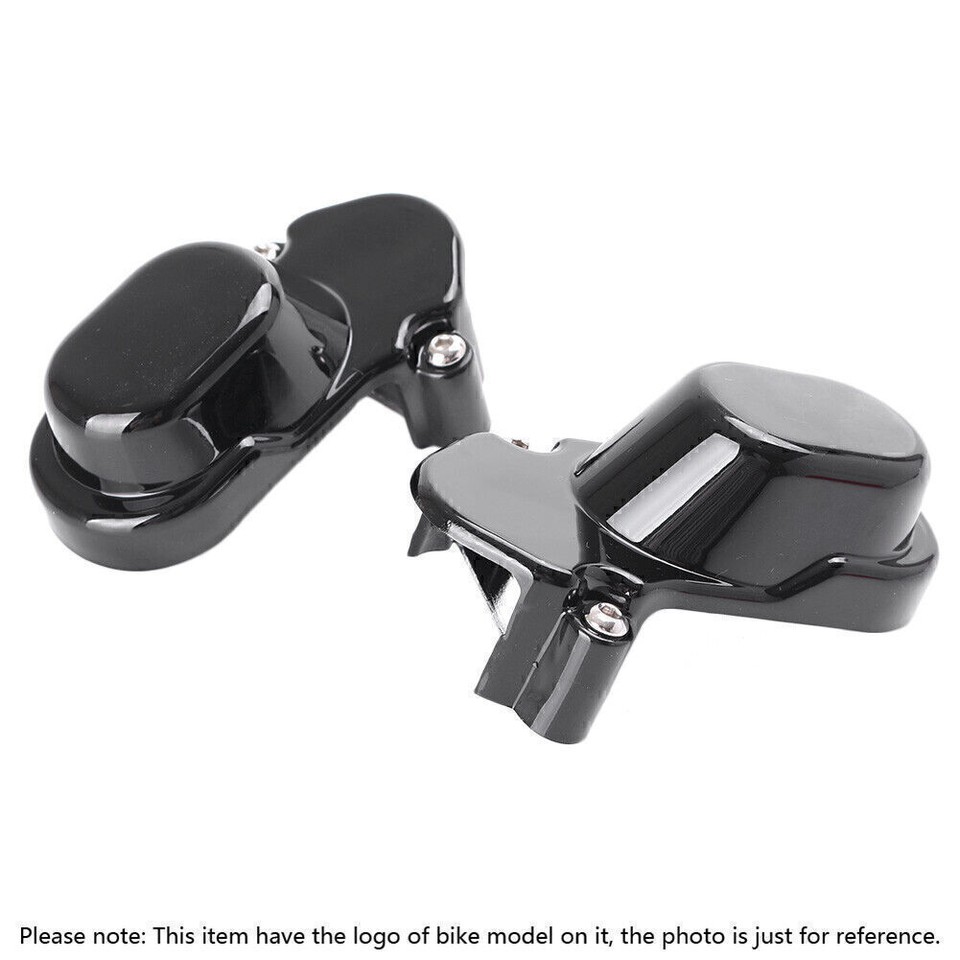 Black Rear Axle Cover Nut Bolt Caps fit Harley Davidson Sportster 1200