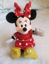 Minnie Mouse TY Disney Store Sparkle Plush Stuffed Animal Doll Stuffie Shiny