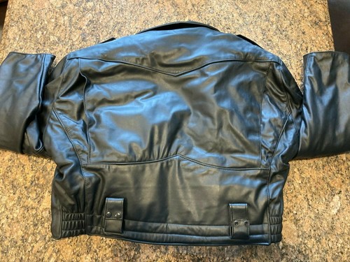 New Taylor's Black Leather Police Jacket Short - $299.99 - Picture 2 of 5