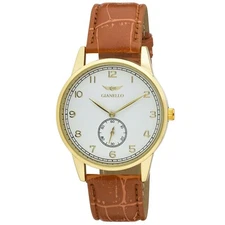 Gianello Men's 40mm Viscount Split Second Sand Strap Watch - 4 Colors Available