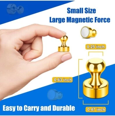 ELEMENTAL POWER Neodymium Magnet Gold Very Powerful N52 Grade Rare Earth Magnets Fast delivery