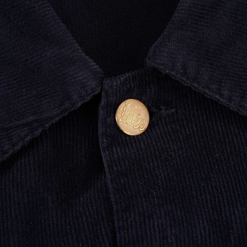 CHAQUETA LOIS JEANS HOMBRE TEJANA CORDÓN FINO (AZUL MARINO) MEDIANA - NUEVA CON ETIQUETAS *PRECIO DE VENTA SUGERIDO POR EL FABRICANTE 120,00 £* - Imagen 3 de 9