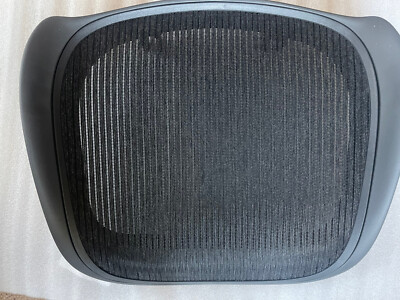 OEM Seat Replacement Herman Miller Classic Aeron Size C Large 3D01 BLACK  Frame