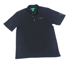 The Players TPC Sawgrass Oxford Polo Shirt Men's Size Medium Black