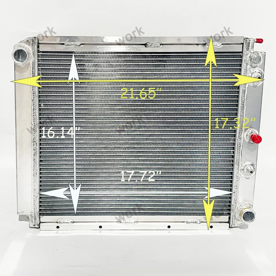 Aluminum Radiator fits Volvo 240 242 244 245 264 265 740 745 760 780 940 DL - Image 2 of 4