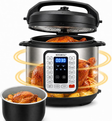 6QT Electric Pressure Cooker   12-In-1 Multi Cooker, One-Touch Programs for Rice