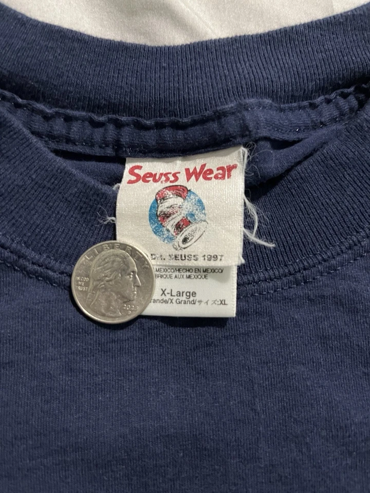 Vintage Grinch How The Grinch Stole Christmas Shirt Mens XL 1997 Dr Seuss - Image 3 of 4