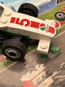 LEGO City #60025  Grand Prix Truck 99% Complete, racing, W/Manual Read Desc